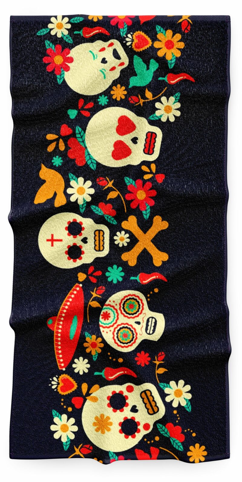 Mexican Skull Towel