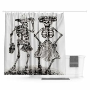 Skeleton Shower Curtain