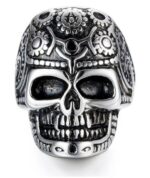 Mexican Skull Ring Woman