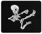 Skeleton Skull Mouse Pad