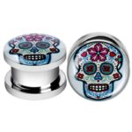 Mexican Skull Piercing Day of the Dead