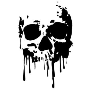 Skull Sticker Fondant