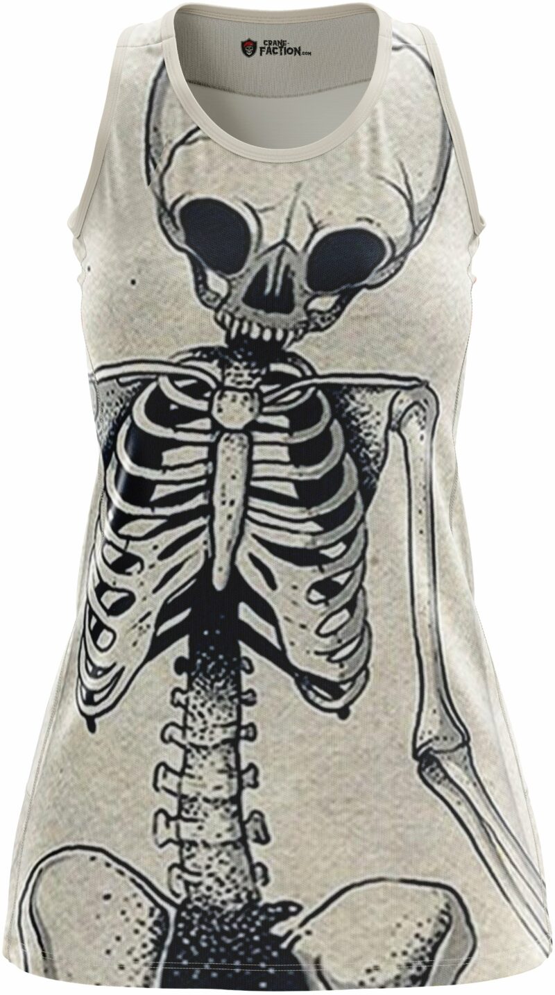 Black and White Skeleton Dress
