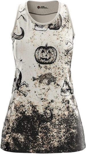 Halloween skull dress
