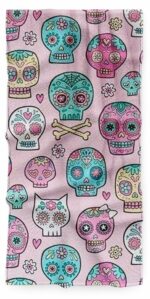 Towel Mexican Skull Colorful