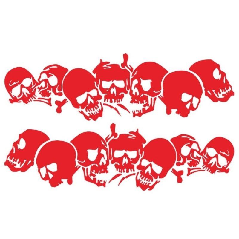 red skull sticker