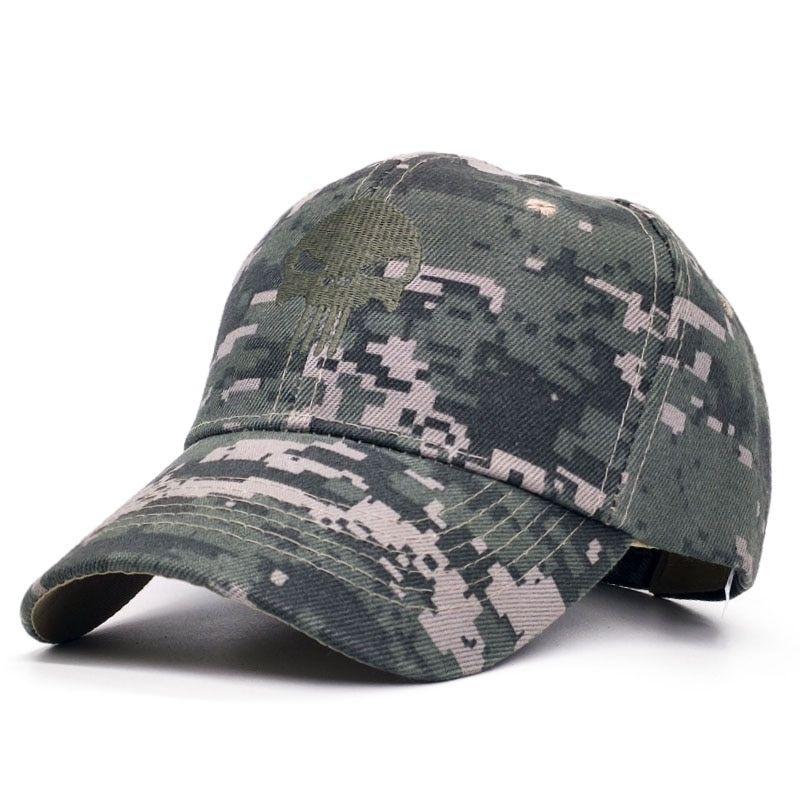 Punisher army camouflage cap