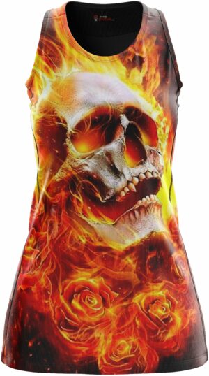 Flaming Skull Dress