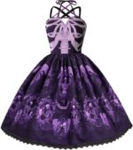Purple Skeleton Dress