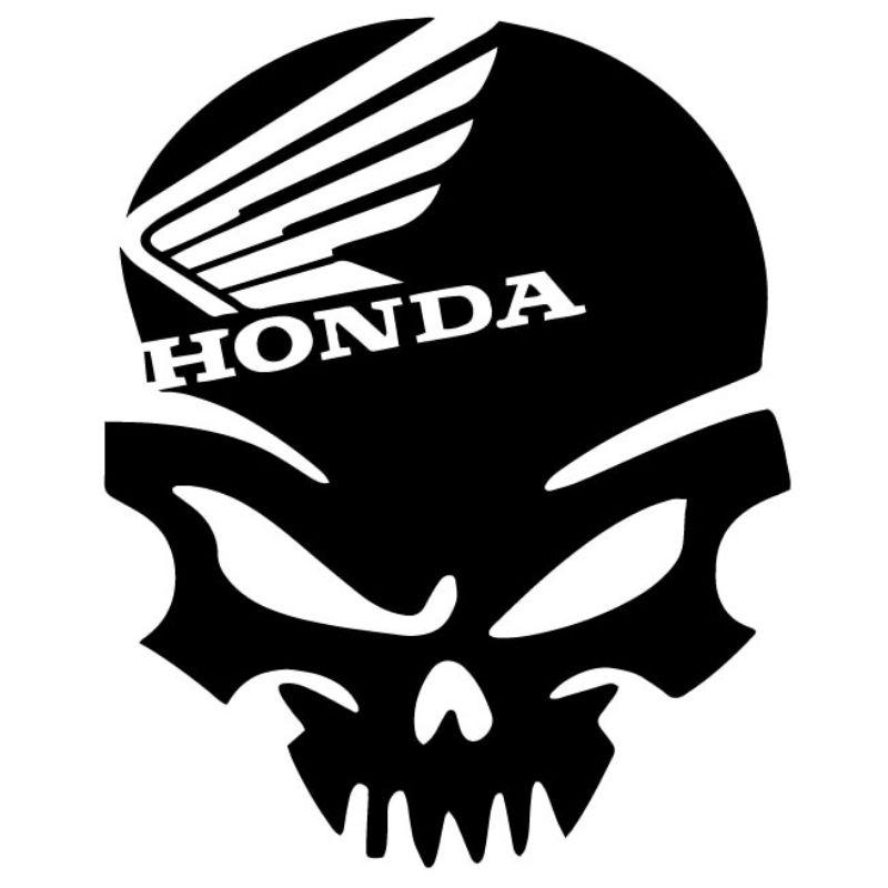 Honda Skull Sticker