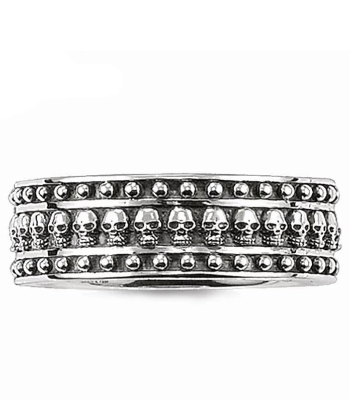 Gothic Silver Woman Ring