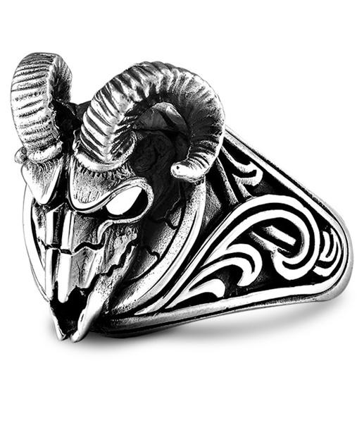 Silver Aries Ring