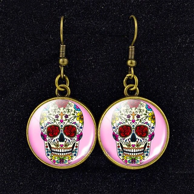Mexican Calavera Earrings