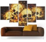 Picture Skull On Fire