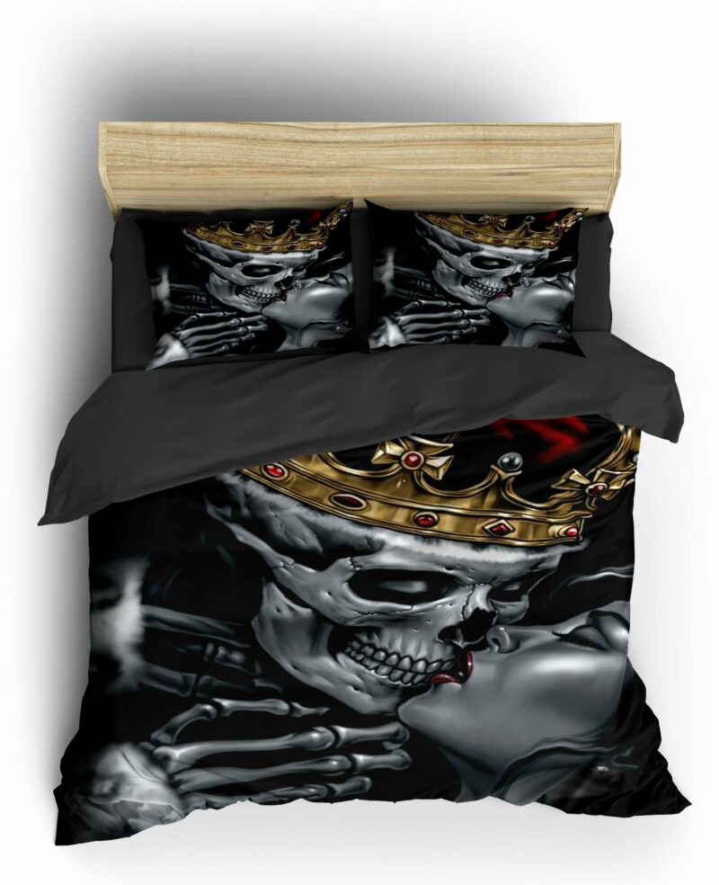 Comforter Cover Skull Crown