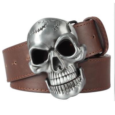 cheap biker skull belt