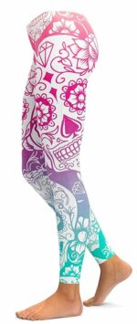 Mexican Skull Legging Design