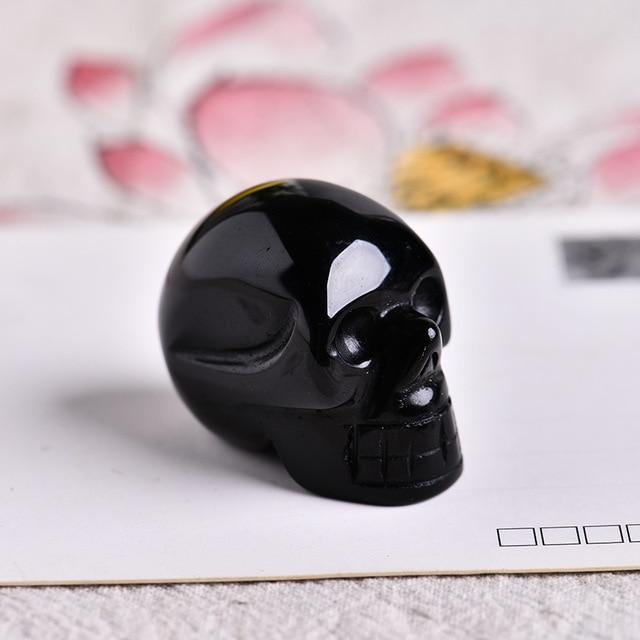 obsidian skull