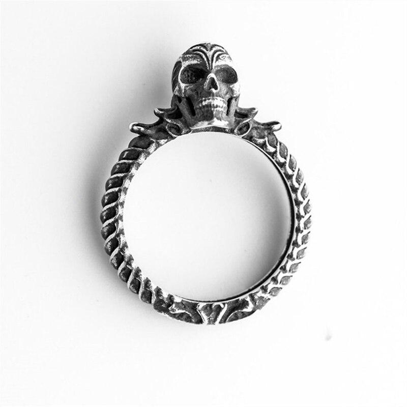 Dead Head Steel Eye Ring