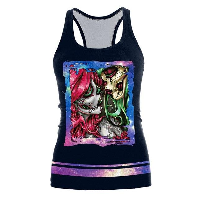 Mexican Party Skull Tank Top
