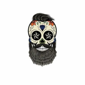 Mexican Realistic Skull Transfer