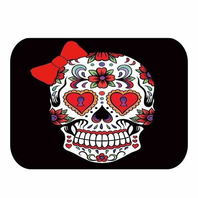 Mexican Skull Rug Colored