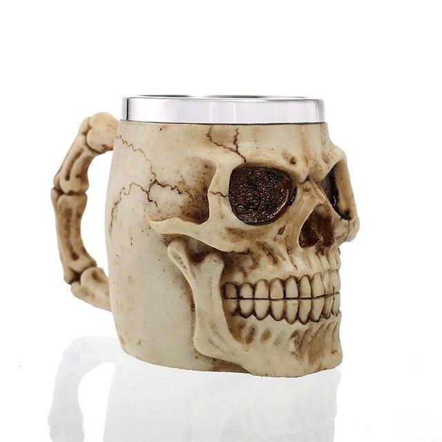 Human Skull Mug.