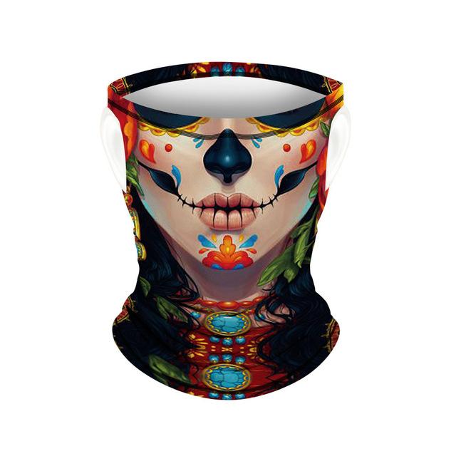 Mexican Skull Neck Cover for Woman