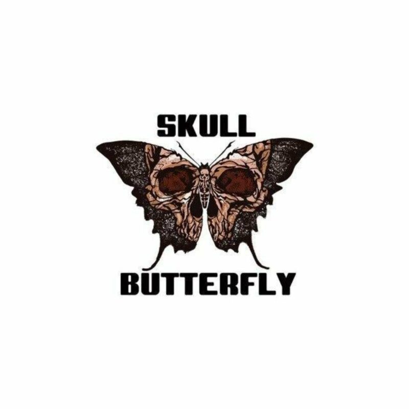 Butterfly Skull Transfer