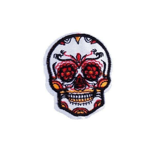Mexican Skull Patch Drawing