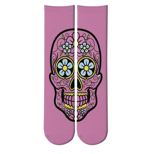 Sock Skull Pink