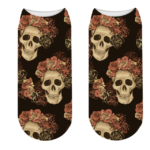 Gothic Skull Sock