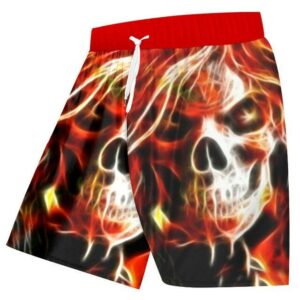 Fire Skull Shorts