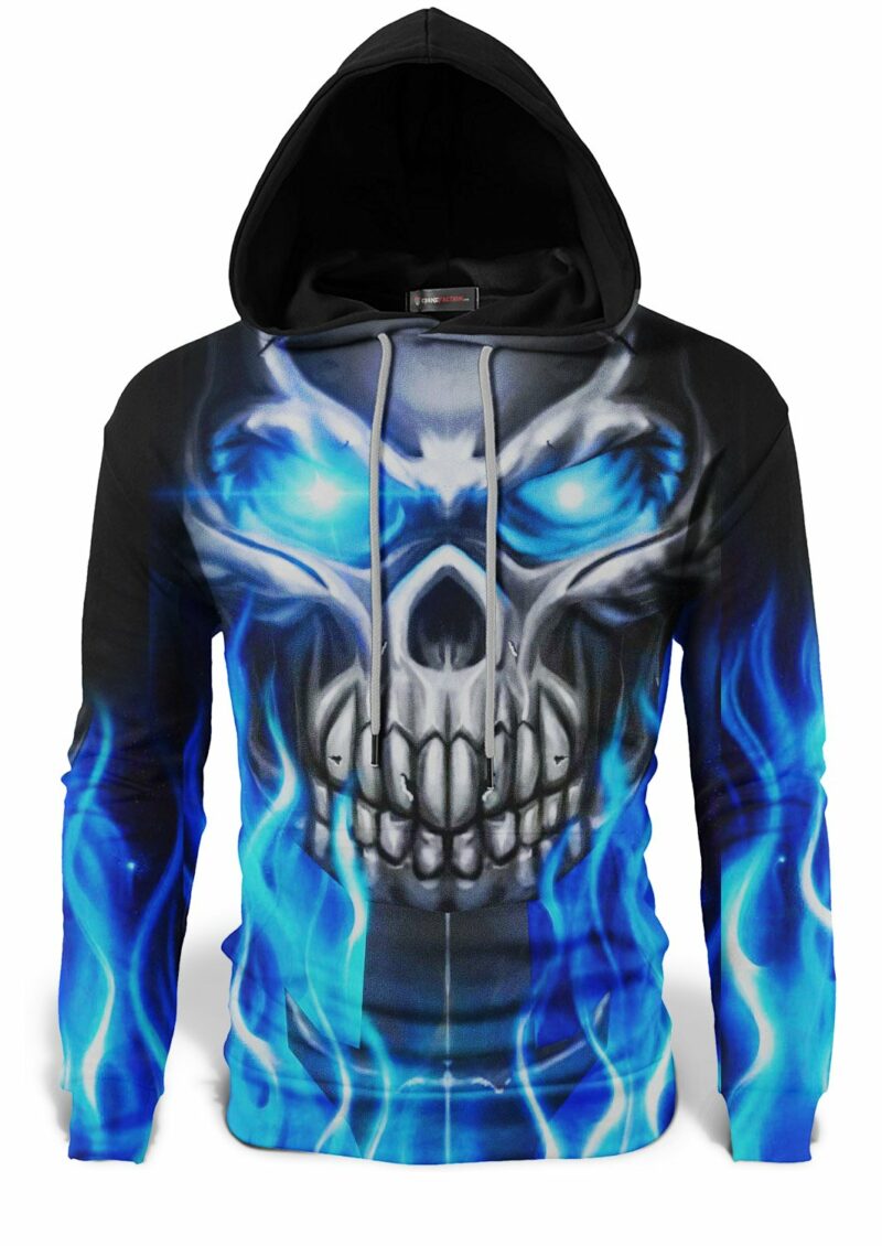 Blue Skull Sweatshirt