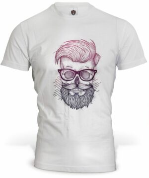 Hipster Skull T-Shirt