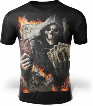 Skeleton Card T-Shirt