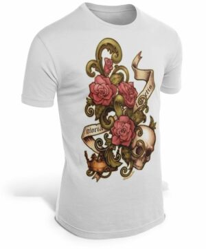 Skull And Flowers T-Shirt