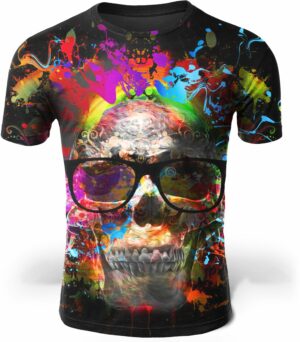 Hipster Skull T-Shirt