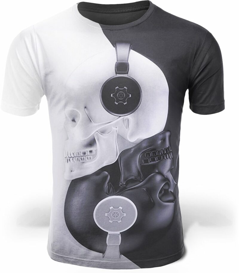 Skull Ying Yang T-Shirt