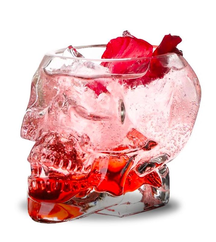Skull Cocktail Glass